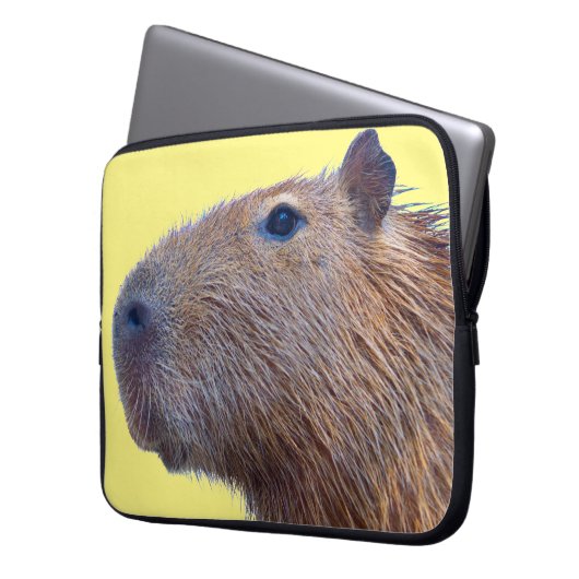Capybara Laptopschutzhülle (Vorderseite Links)