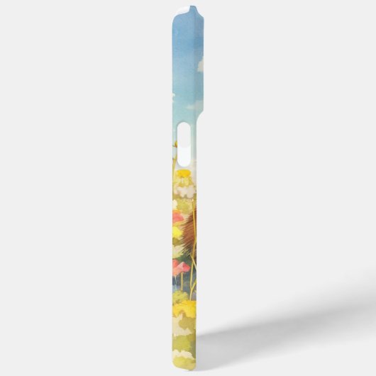 Capybara Lazy Days in den Wildblumen Case-Mate iPhone Hülle (Rückseite / Rechts)