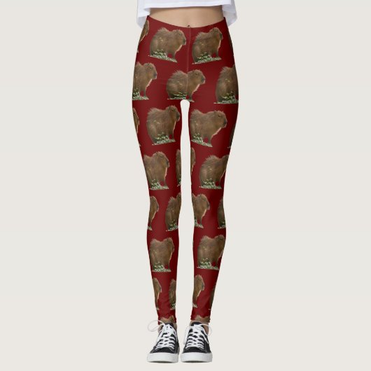Capybara Leggings (Vorderseite)