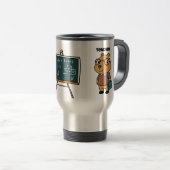 Capybara Lehrer zurück zur Tasse (VorderseiteRechts)