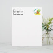 Capybara Letterhead-Vorlage Briefkopf (Stehend Vorderseite)