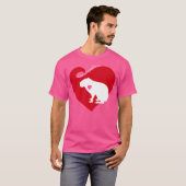 Capybara Liebe Capybara T-Shirt (Vorne ganz)