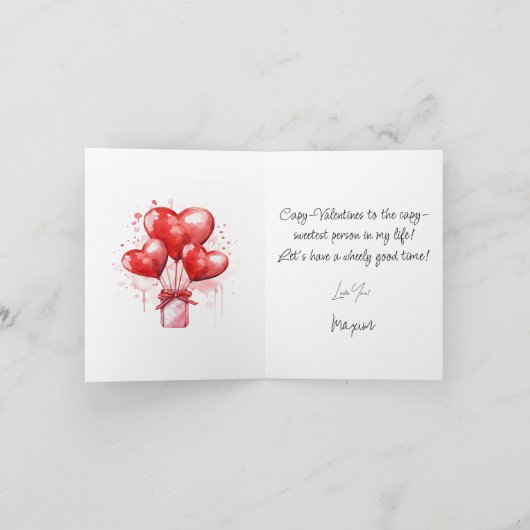 Capybara-Liebe Dankeskarte (Innenseite)