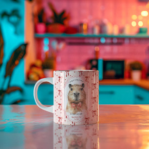 Capybara-Liebe: Kein Cap Valentinstag Kaffeetasse