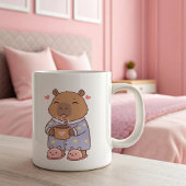 Capybara Lieben Kaffee Tasse | Niedliches und sonn