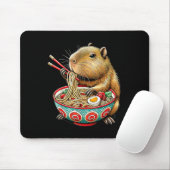 Capybara Lieben Noodle Capybara essen japanischen Mousepad (Mit Mouse)