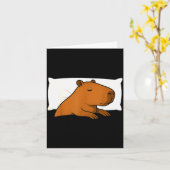Capybara Lieblingsschlafshirt Sleeng Schlafanzug J Karte (Gelbe Blume)