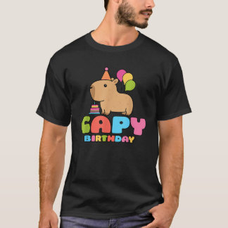 Capybara Lover Funny Rodent Animal B T-Shirt
