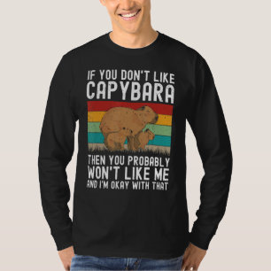 Capybara Lover Niedlich Capibara Rodent Animal Lov T-Shirt