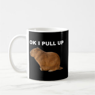 Capybara Lover Ok I Pull Up Capybara Funny Meme Cu Kaffeetasse