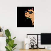 Capybara Lover Women Capybara Geschenk Männer Capy Poster (Heimbüro)