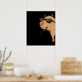 Capybara Lover Women Capybara Geschenk Männer Capy Poster (Küche)