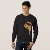 Capybara Lover Women Capybara Gift Men Capybara Sweatshirt (Vorne ganz)