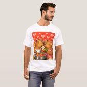 Capybara Loves Cooking T-Shirt (Vorne ganz)