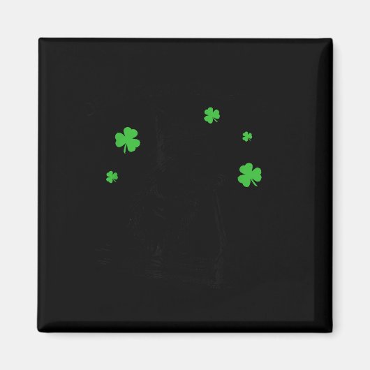 Capybara macht Streiche am St. Patrick's Day Magnet (Vorne)