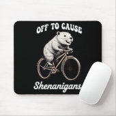 Capybara macht Streiche am St. Patrick's Day Mousepad (Mit Mouse)