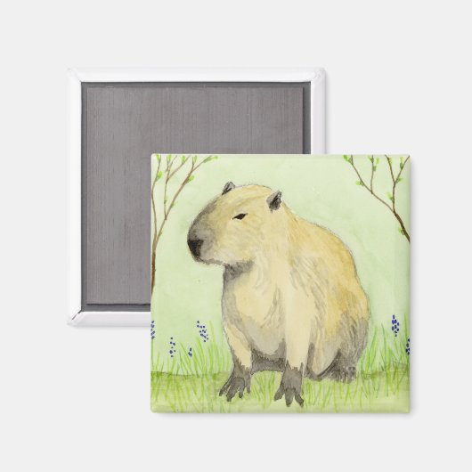 Capybara Magnet (Vorderseite/Rückseite)