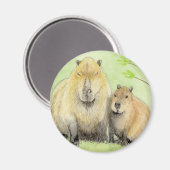 Capybara Magnet (Vorderseite/Rückseite)