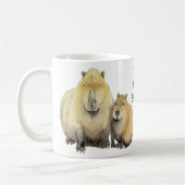 Capybara-Mama Kaffeetasse (Links)
