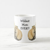Capybara-Mama Kaffeetasse (Mittel)