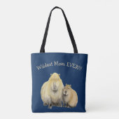 Capybara-Mama Tasche (Rückseite)