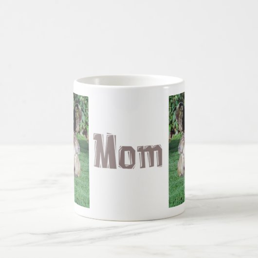 Capybara-Mama und Sohn-Tasse Kaffeetasse (Mittel)
