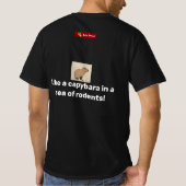 Capybara: Männer-T-Shirt T-Shirt (Rückseite)
