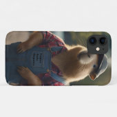 "Capybara Mechanic: Fett, Gänge und gute Roben" Case-Mate iPhone Hülle (Rückseite (Horizontal))