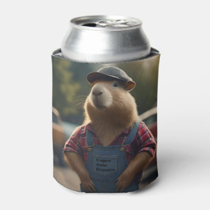 "Capybara Mechanic: Fett, Gänge und gute Roben" Dosenkühler