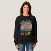 Capybara meme  Be Capy Sweatshirt (Vorne ganz)