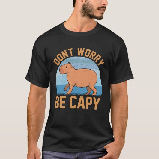 Capybara-Meme Sei Capy T-Shirt (Vorderseite)
