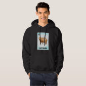 Capybara Mexican Cards Hoodie (Vorne ganz)