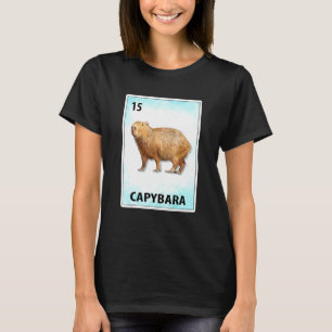 Capybara Mexican Cards T-Shirt