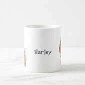 Capybara mit Hund und Katze Custom Holiday Geschen Kaffeetasse (Mittel)