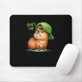 Capybara mit Kappe Urban Style Aufkleber  Mousepad (Mit Mouse)