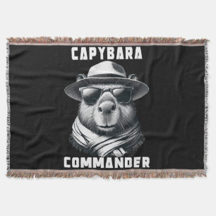 Capybara mit Sonnenbrille Capy-Kommandant Decke