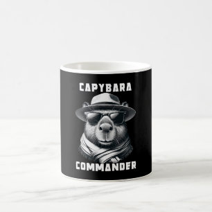 Capybara mit Sonnenbrille Capy Kommandant Kaffeetasse