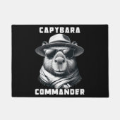 Capybara mit Sonnenbrille Kapitän Fußmatte (Vorderseite)