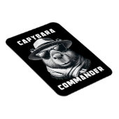 Capybara mit Sonnenbrille Kapitän Magnet (Rechte Seite)