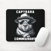 Capybara mit Sonnenbrille Kapitän Mousepad (Mit Mouse)