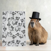 Capybara mit Top-Hut Mittlere Geschenktüte
