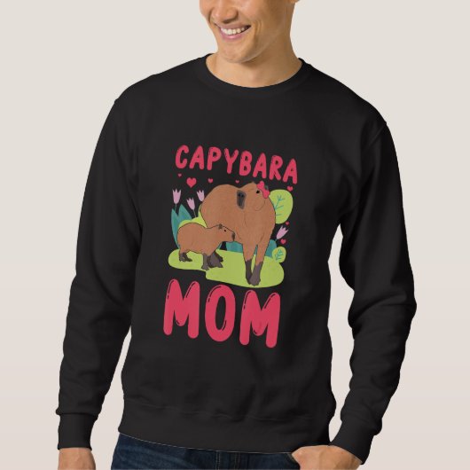Capybara Mom Capy Sweatshirt (Vorderseite)