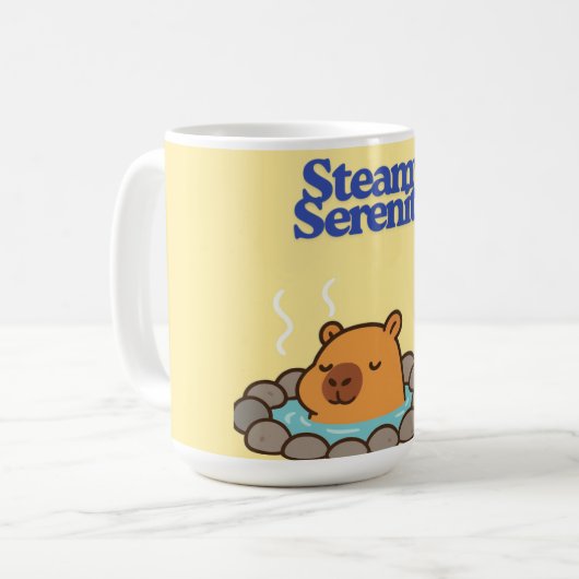 Capybara Mug Kaffeetasse (Vorderseite Links)