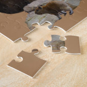 Capybara Mummy mit Babys, Jigsaw Puzzle (Seite)