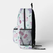 Capybara Muster bedruckte Rucksack (Rechts)