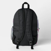 Capybara Muster bedruckte Rucksack (Rückseite)
