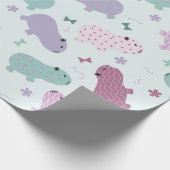Capybara-Muster Geschenkpapier (Ecke)
