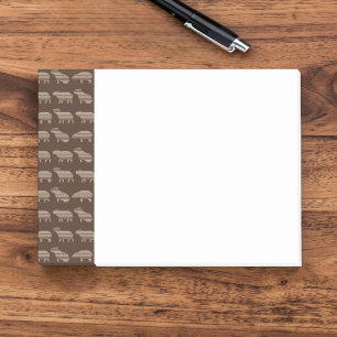 Capybara-Muster-Post-It-Notizen Post-it Klebezettel