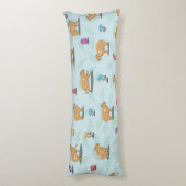 Capybara-Muster Seitenschläferkissen (Rückseite (Vertikal))