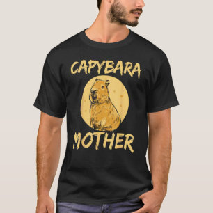 Capybara-Mutter Nagetier Tier Capybaras Mama Mutti T-Shirt